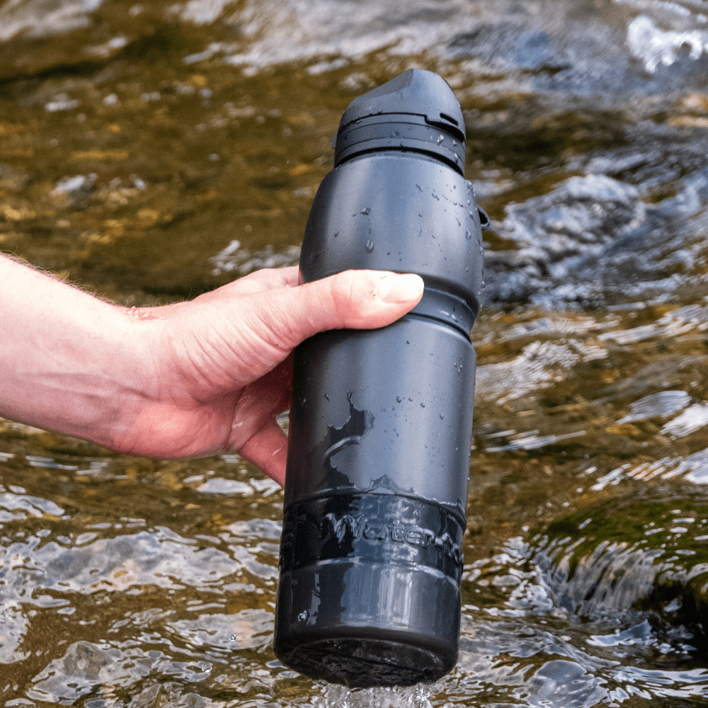 Neue Active 100 - Trinkflasche 1.0 Liter mit Filter in Jet-black